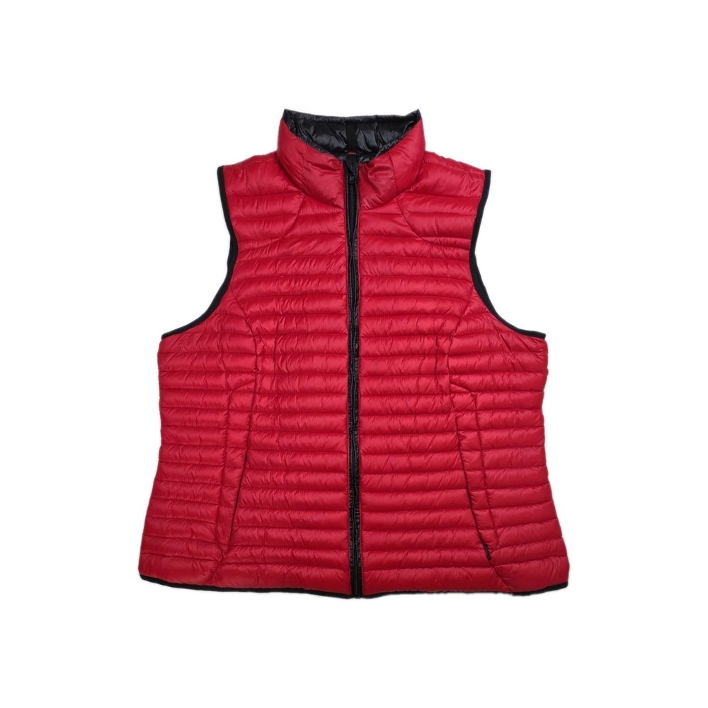 Lauren Ralph Lauren L-RL Active Down Red Quilted Puffer Vest Plus Size 2X Women
